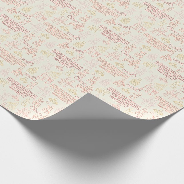 Occupational Therapy (warm) Wrapping Paper (Corner)