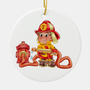 Occupations - Fire Fighter - SRF Ceramic Ornament