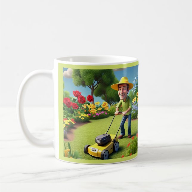 " OCCUPATIONS, GARDENER " COFFEE MUG (Left)