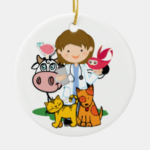 Occupations - Veterinarian - SRF Ceramic Ornament