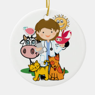 Occupations - Veterinarian - SRF Ceramic Ornament
