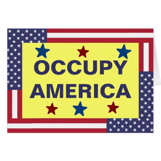 OCCUPY AMERICA (Front Horizontal)