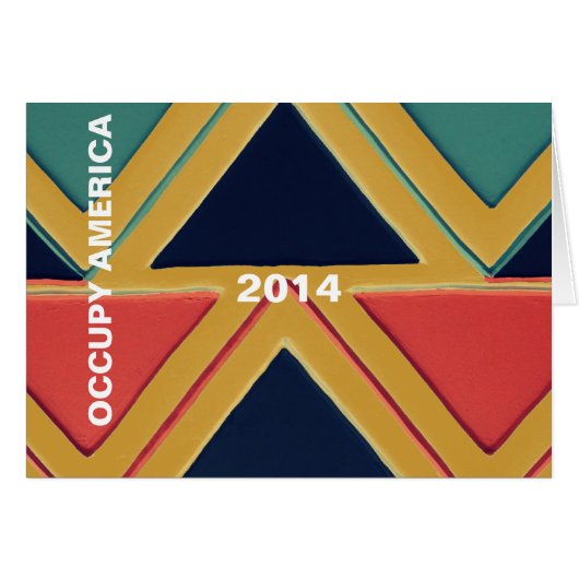 OCCUPY AMERICA 2014 CARDS (Front Horizontal)