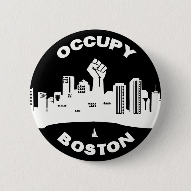 Occupy Boston Button (Front)