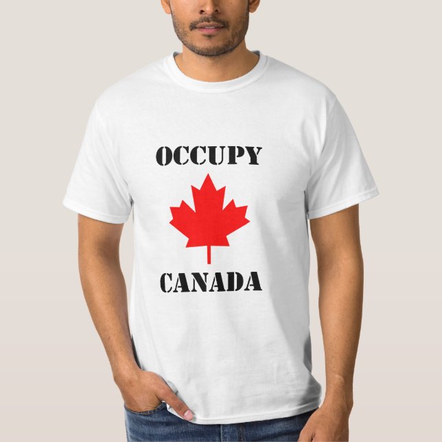 Occupy Canada: McGill (McGill University) T-Shirt (Front)