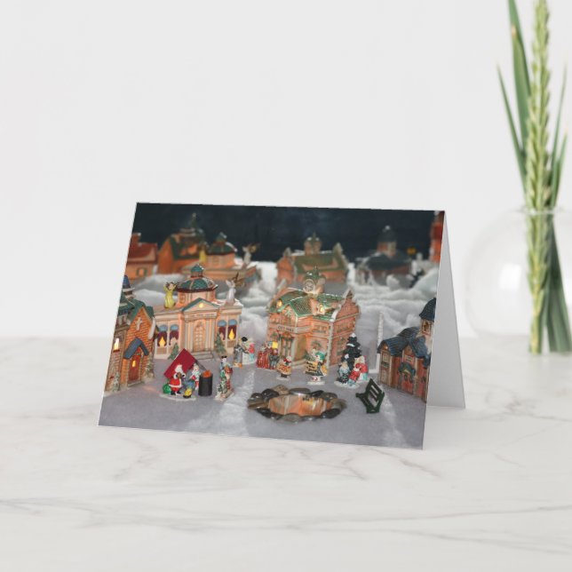 Occupy Christmas Village Holiday Card (Front)