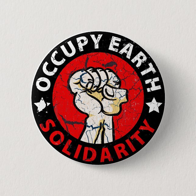 Occupy Earth Button (Front)