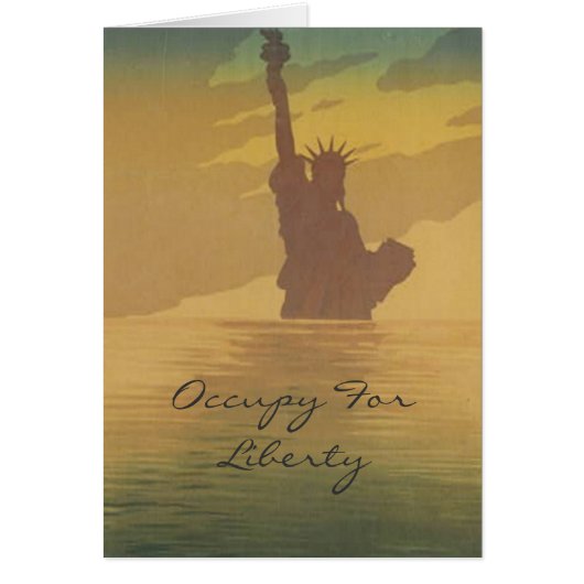occupy for liberty cards (Front)