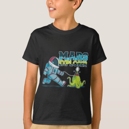 Occupy Mars 2020 Planet Martian Mars Explorer T_Shirt