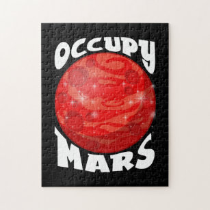 Occupy Mars Space Explorer Jigsaw Puzzle