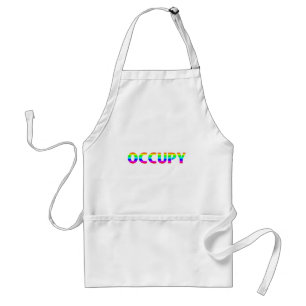 Occupy Rainbow Adult Apron