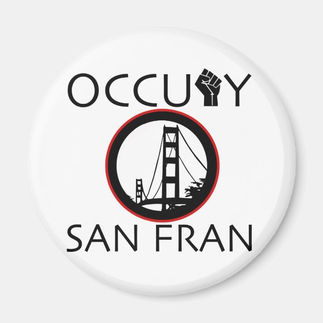 Occupy San Fransisco Magnet (Front)