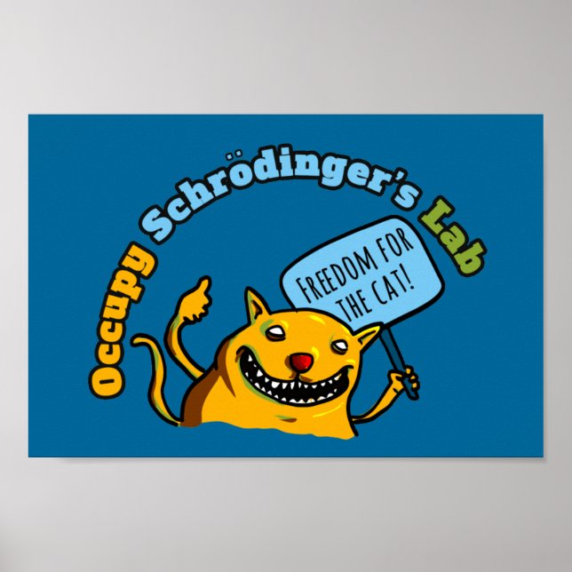 Occupy Schrodinger's Lab Poster (Front)