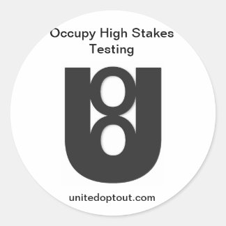 Occupy Testing Stickers