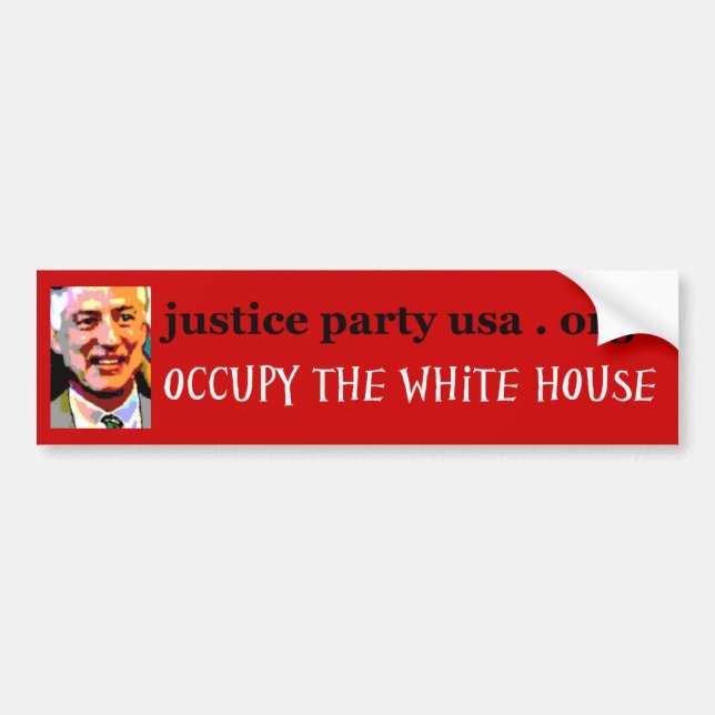 Occupy the White House Bumper Sticker (Front)