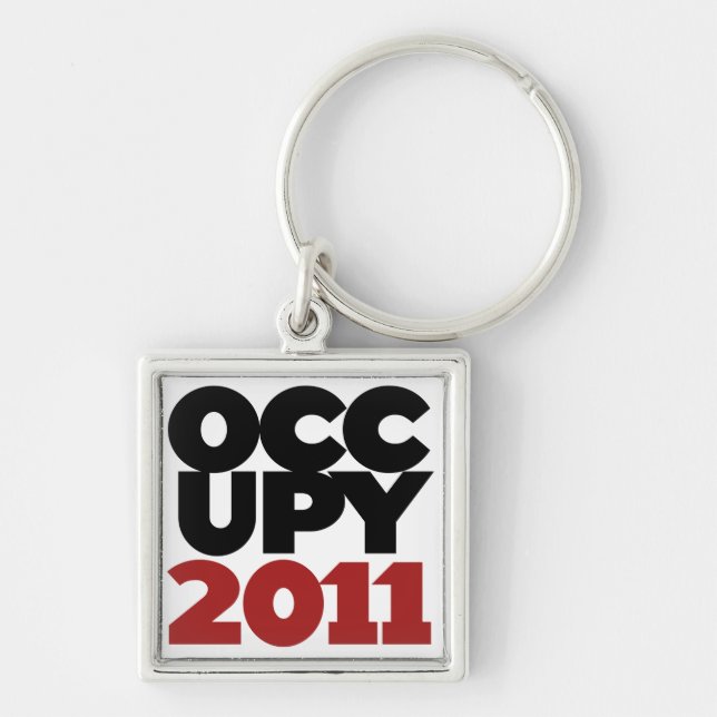 Occupy Wall Street 2011 Keychain (Front)