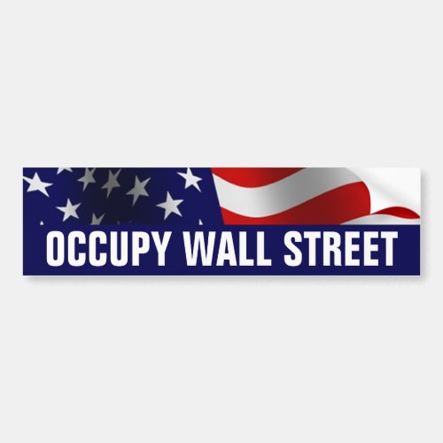 Occupy Wall Street Bumper Sticker
