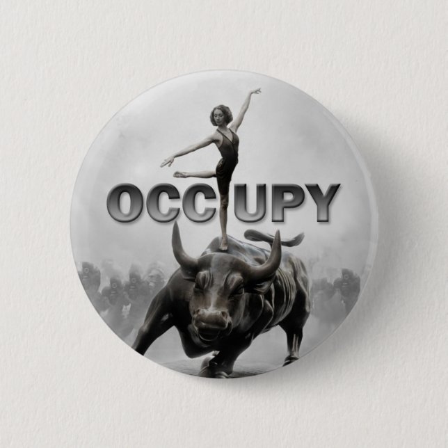 Occupy Wall Street Button (Front)