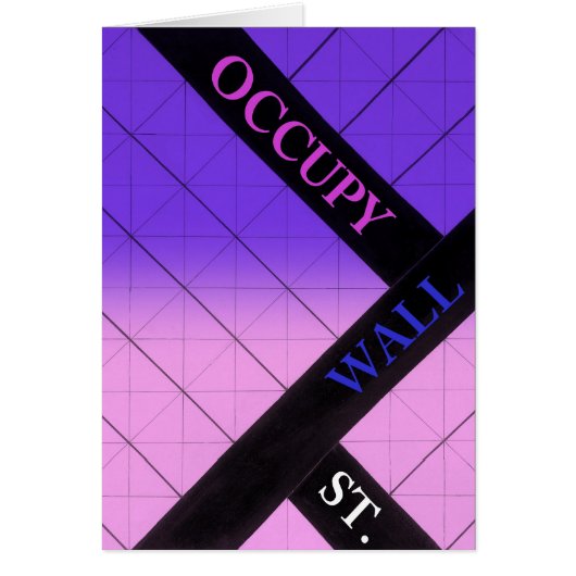 occupy wall street cards (Front)