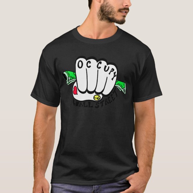 Occupy Wall Street Fist T-Shirt (Front)