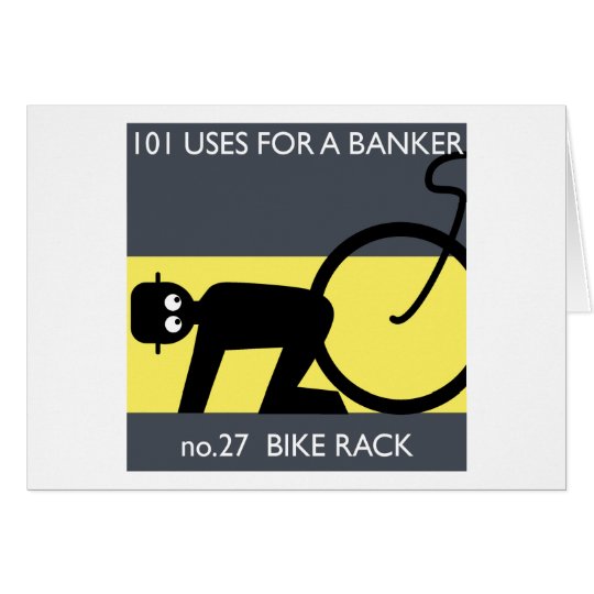 occupy wall street - take your bike! card