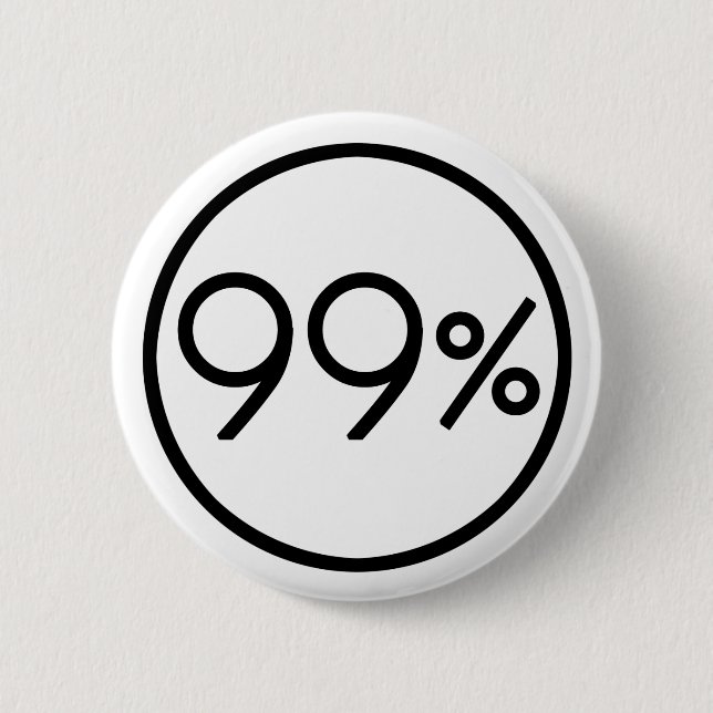 Occupy Wall Street We are the 99% Button (Front)
