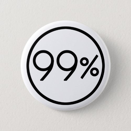 Occupy Wall Street We are the 99 Button