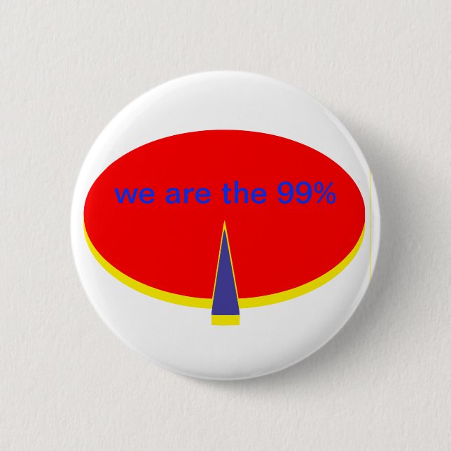 ‘occupy Wall Street we are the 99 %’ Button (Front)