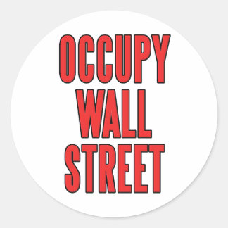 Occupy Wall Street We Are The 99% Classic Round Sticker