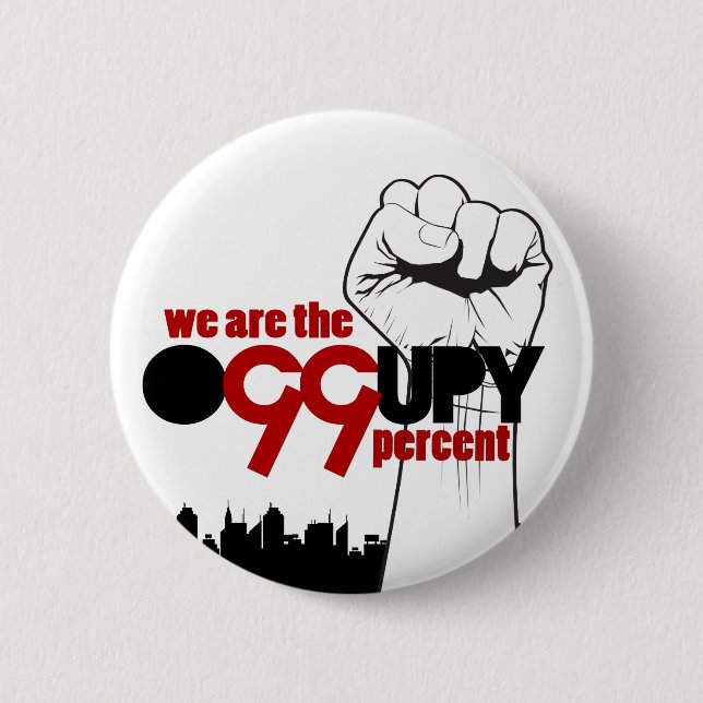 Occupy Wall Street - We are the 99 Percent Button (Front)