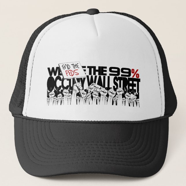 Occupy Wall Street - We are the 99% Trucker Hat (Front)