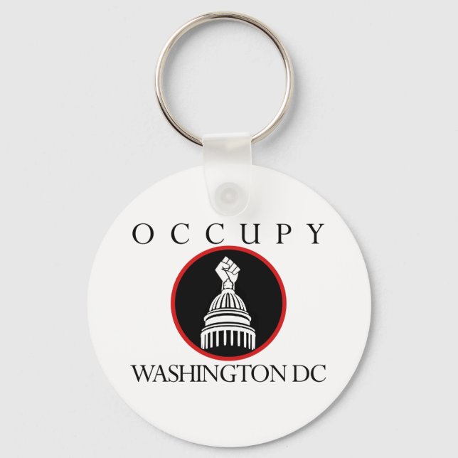 Occupy Washington DC Keychain (Front)