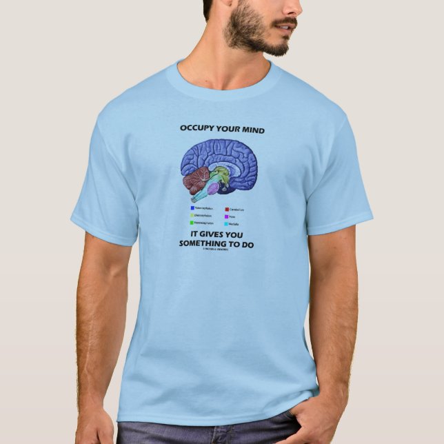 Occupy Your Mind It Gives You Something To Do T-Shirt (Front)