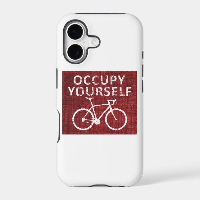 Occupy Yourself Iphone Case (Back)