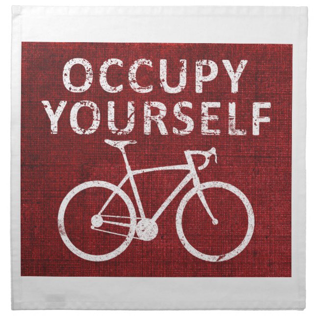 Occupy Yourself Napkin (Front)