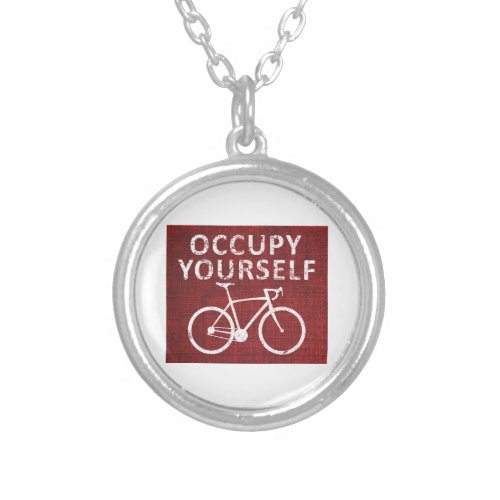 Occupy Yourself Silver Plated Necklace