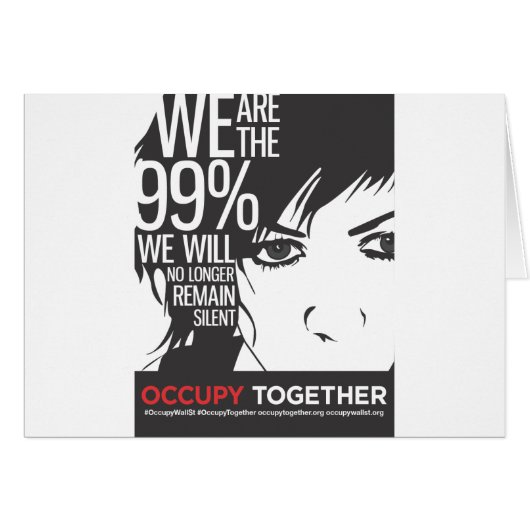 OccupyTogether_poster01 Cards (Front Horizontal)