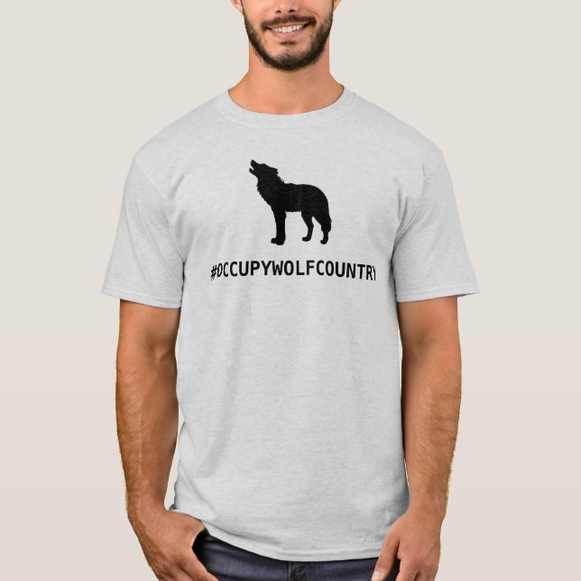 #OCCUPYWOLFCOUNTRY T-Shirt (Front)
