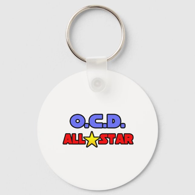 OCD All Star Keychain (Front)