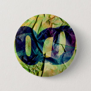 OCD Awareness badge ( Textured ) Button