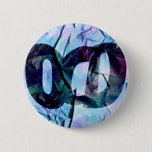 OCD Awareness badge ( Textured ) Button