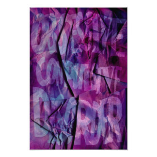 OCD Awareness, Colour Theory Poster (Textured)