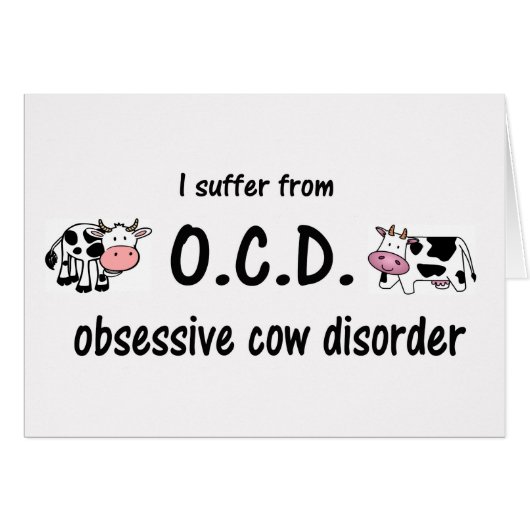 OCD Cow (Front Horizontal)