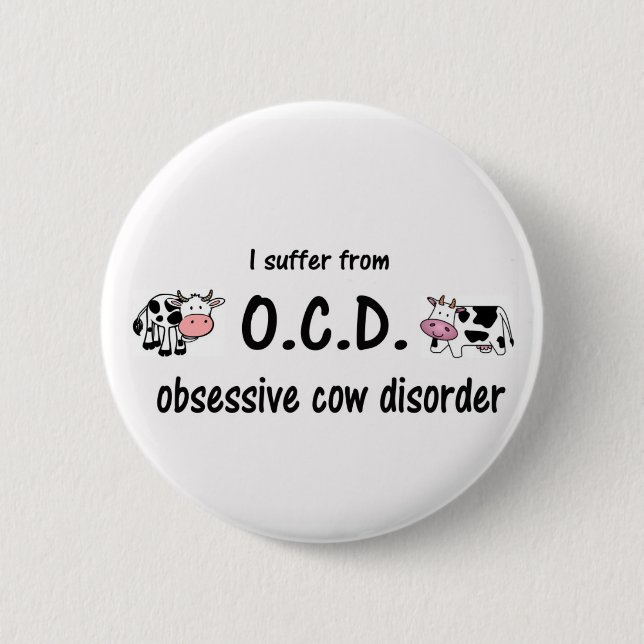 OCD Cow Button (Front)