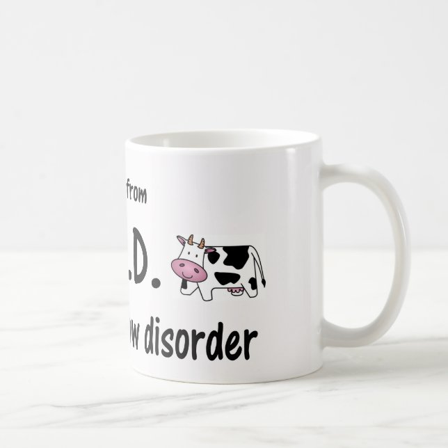 OCD Cow Coffee Mug (Right)