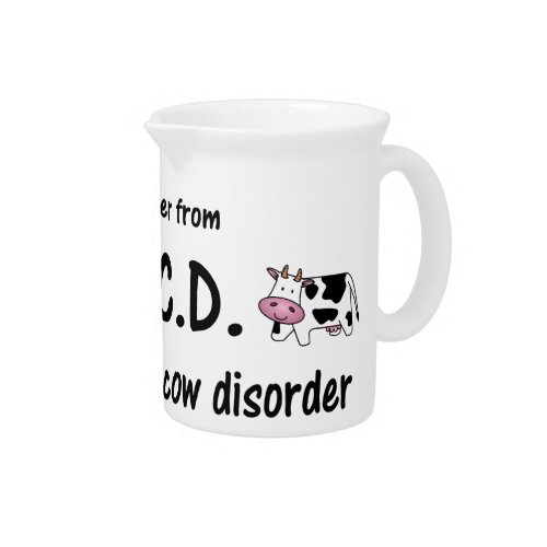 OCD Cow Drink Pitcher