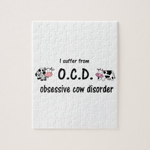 OCD Cow Jigsaw Puzzle