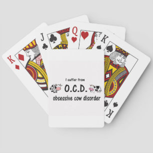 OCD Cow Poker Cards