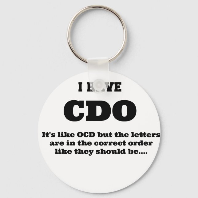 OCD - KEYCHAIN (Front)