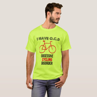 OCD Obcessive Cycling Disorder Funny Biking Tee